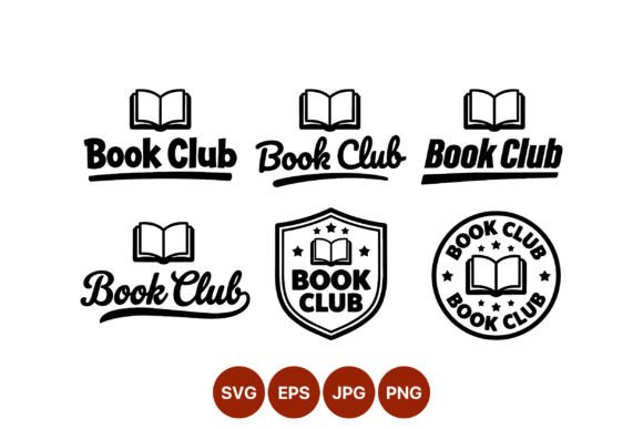 Book Club Lettering Vector Art: Graphics for Creative Projects