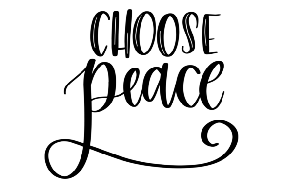 Choose Peace SVG: A Modern Graphic Design Asset for Calm, Clickable Content