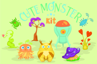 Cute Monster Kit Free Version Crafts Freebies