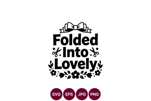 Folded into Lovely: A Graphic Design Asset That Blossoms in Creative Projects