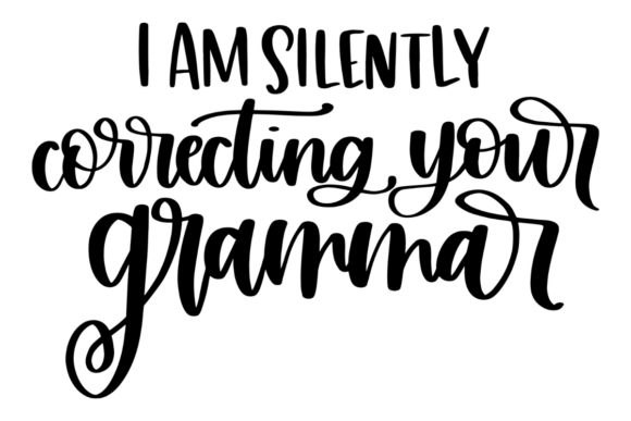 Funny Grammar Teacher SVG: A Witty Embroidery Design for Crafty Creators