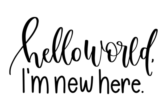 Hello World, Newborn SVG: A Fresh Embroidery Design for Real Projects