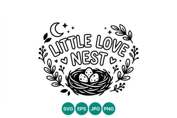 Little Love Nest Illustration Graphics