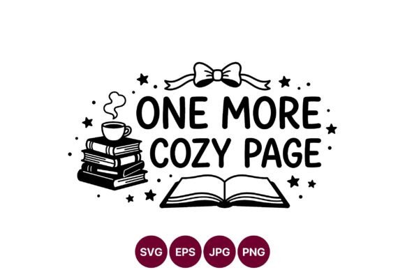 One More Cozy Page: A Graphic Design Asset for Crafting Comfort