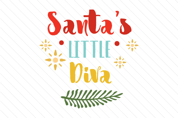 Santa’s Little Diva – Crafts & Freebies