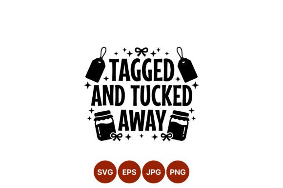 Tagged and Tucked Away Bold Lettering: Graphics for Local Business Branding